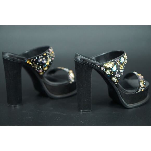 Alexander McQueen 145MM Comet Crystal Embellished Platform Sandals SZ 39 $1595 - Picture 12 of 12